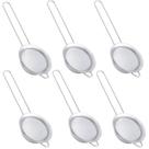 Kit 6 Peneiras Coador Em Aço Inox Pequena 8,5cm 1310 Paramount