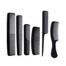 Kit 6 Pentes Para Cabelo Penteado Corte Separador Preto C83 Kit 6 Pentes Para Cabelo Penteado Corte Separador Preto C83