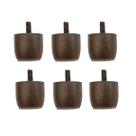 Kit 6 Pés Cama Box Baú Casal Modelo Mini 3 Cm de Altura Madeira Maciça Kit 6 Pés Cama Box Baú Casal Modelo Mini 3 Cm de Altura Madeira Maciça