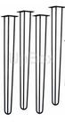Kit 6 Pés De Aço 70cm Mesa Jantar Escritório Hairpin Legs