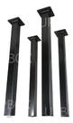 Kit 6 Pés De Ferro Cannes Quadrado Mesa 30cm Aço Forte Lindo