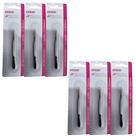 Kit 6 Pinça Design Sobrancelha Ponta Dourada Fina 701 - Enox Kit 6 Pinça Design Sobrancelha Ponta Dourada Fina 701 - Enox