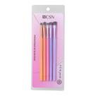 Kit 6 Pinceis Maquiagem Sombras Chanfrado para Delinear