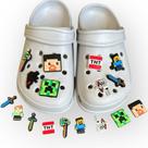 Kit 6 Pins Botons minecraft Emborrachados Jogo infantil Tnt Espada Lindos