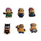Kit 6 pins bottons enfeites para calçados emborrachados - minions