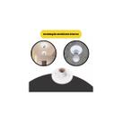 Kit 6 plafon bocal soquete porcelana lâmpada e27 básico branco