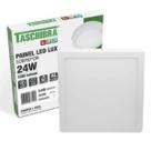 Kit 6 Plafon Luminária Led Quadrado Sobrepor Lys 24w 3000k/6500k