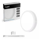 Kit 6 Plafons Sobrepor Redondo 15w Branco 160x160mm