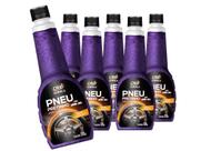 Kit 6 Pneu Pretinho Gel Limpa e Realça White Lub 500g ORBI QUÍMICA Limpa e Realça Pneus Tapetes