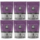 Kit 6 Pó Descolorante Ametista Profissional 8 Tons Efeito Rápido Yama Refil 300g