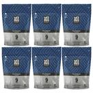 Kit 6 Pó Descolorante Platinado Profissional 9 Tons Efeito Rápido Yama Refil 300g
