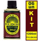 Kit 6 Polidor de Metais Limpa e dá Brilho 200ml Bronze Cobre - Etilux