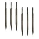 Kit 6 Ponteiro Martelete Perfurador SDS Plus 14x250mm Matz