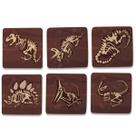 Kit 6 Porta Copos Criativos Dinossauros Fóssil