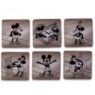 Kit 6 Porta Copos Mickey E Minnie Steamboat Willie