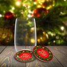 Kit 6 Porta Copos Natalinos em MDF Decoração Festiva para Bebidas e Descanso de Copos Kit 6 Porta Copos Natalinos em MDF Decoração Festiva para Bebidas e Descanso de Copos