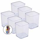 Kit 6 Porta Lápis Caneta Objeto Organizador Multiuso Dello