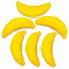 Kit 6 Porta Mix de Banana pote para Armazenar Banana 210ml Plasútil Kit 6 Porta Mix de Banana pote para Armazenar Banana 210ml Plasútil