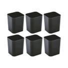 Kit 6 Porta objetos caneta multiuso organização cor preto Kit 6 Porta objetos caneta multiuso organização cor preto
