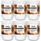 Kit 6 Potes Creme De Massagem Corporal Dagua Natural Cafeína 7 Ativos 650g Redução de Medidas e Celulite