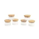 Kit 6 potes de Vidro Baixo 110 ml