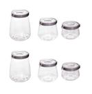 Kit 6 Potes Flip Herméticos Porta Alimentos Biscoito Bolacha