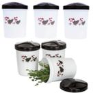 Kit 6 Potes Galinha Carijó 100ml 3 Toalhas Para Geladeira