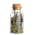Kit 6 Potes Garrafas Garrafinhas De Vidro Com Rolha 150ml Enfeite Lembrancinhas aniversario Cortiça