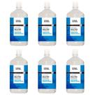 Kit 6 Potes Gel de Contato Dagua Natural Neutro 1,1Kg Sem Perfume Condutor para Aparelhos Estéticos