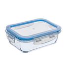 Kit 6 potes Hermeticos 640ml Azul GATO PANDA IMPORT
