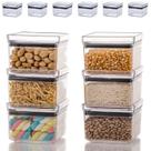Kit 6 Potes Para Mantimentos Hermético Quadrado Empilhável De 480ml Código 1161 - Paramount Plásticos