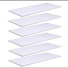 Kit 6 Prateleiras MDF/MDP 30cm x 10cm