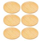 Kit 6 Prato Ecokitchen 11cm Bambu Ecológico e Antibacteriano Mimo