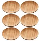 Kit 6 Pratos de Bambu 11cm Petiscos Aperitivos Entradas Mesa Posta Eventos Verona Lyor Kit 6 Pratos de Bambu 11cm Petiscos Aperitivos Entradas Mesa Posta Eventos Verona Lyor