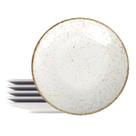 Kit 6 Pratos de Porcelana Raso Tramontina Rustico Decorado 25cm Kit 6 Pratos de Porcelana Raso Tramontina Rustico Decorado 25cm
