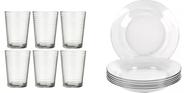 Kit 6 Pratos Fundos Astral E 6 Copos Ginga Nadir