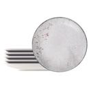 Kit 6 Pratos Fundos Porcelana 21cm Tramontina Floralis Sopas Caldos Risoto Mesa Posta