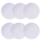 Kit 6 Pratos para Pão Porcelana Tramontina Sophia 16cm Branco Cupê Mesa Jantar
