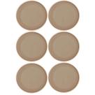 Kit 6 Pratos Raso Melamina Class Bege 27cm Wolff Cozinha Servir Mesa Posta Jantar Almoço Kit 6 Pratos Raso Melamina Class Bege 27cm Wolff Cozinha Servir Mesa Posta Jantar Almoço