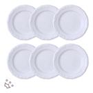 Kit 6 Pratos Sobremesa Porcelana Schmidt Pomerode