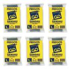 Kit 6 Prego 18x27 Gerdau 1kg com Cabeca para Construcao Kit 6 Prego 18x27 Gerdau 1kg com Cabeca para Construcao