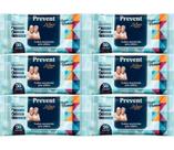 Kit 6 Prevent - Toalhas Umedecidas Adultos Premium 50 Folhas
