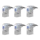 Kit 6 Protetor Contra Surtos 3 Pinos 10a Transp - Clamper
