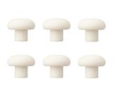 Kit 6 Puxador CGM Branco Cômoda Armário Guarda Roupa