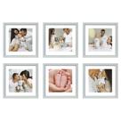 Kit 6 Quadros Porta Retrato Foto 15x15 Paspatur Branca 20x20 Kit 6 Quadros Porta Retrato Foto 15x15 Paspatur Branca 20x20