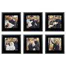 Kit 6 Quadros Porta Retrato Foto 15x15 Paspatur Preto 20x20 Kit 6 Quadros Porta Retrato Foto 15x15 Paspatur Preto 20x20