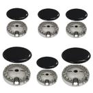 Kit 6 Queimadores 6 Espalhadores Fogão Brastemp Quality Kit 6 Queimadores 6 Espalhadores Fogão Brastemp Quality