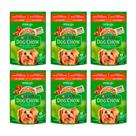 Kit 6 Ração para Cães Dog Chow Adulto Raças Pequenas Sachê Sabor Carne ao Molho 100g
