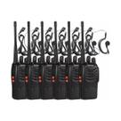 Kit 6 Radios Comunicador Baofeng 777s 16canais Profissional O Melhor Bandas de freqüência 400-470MHz Cor Preto