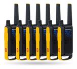 Kit 6 Rádios Walkie Talkie Prova D'água T470br Motorola